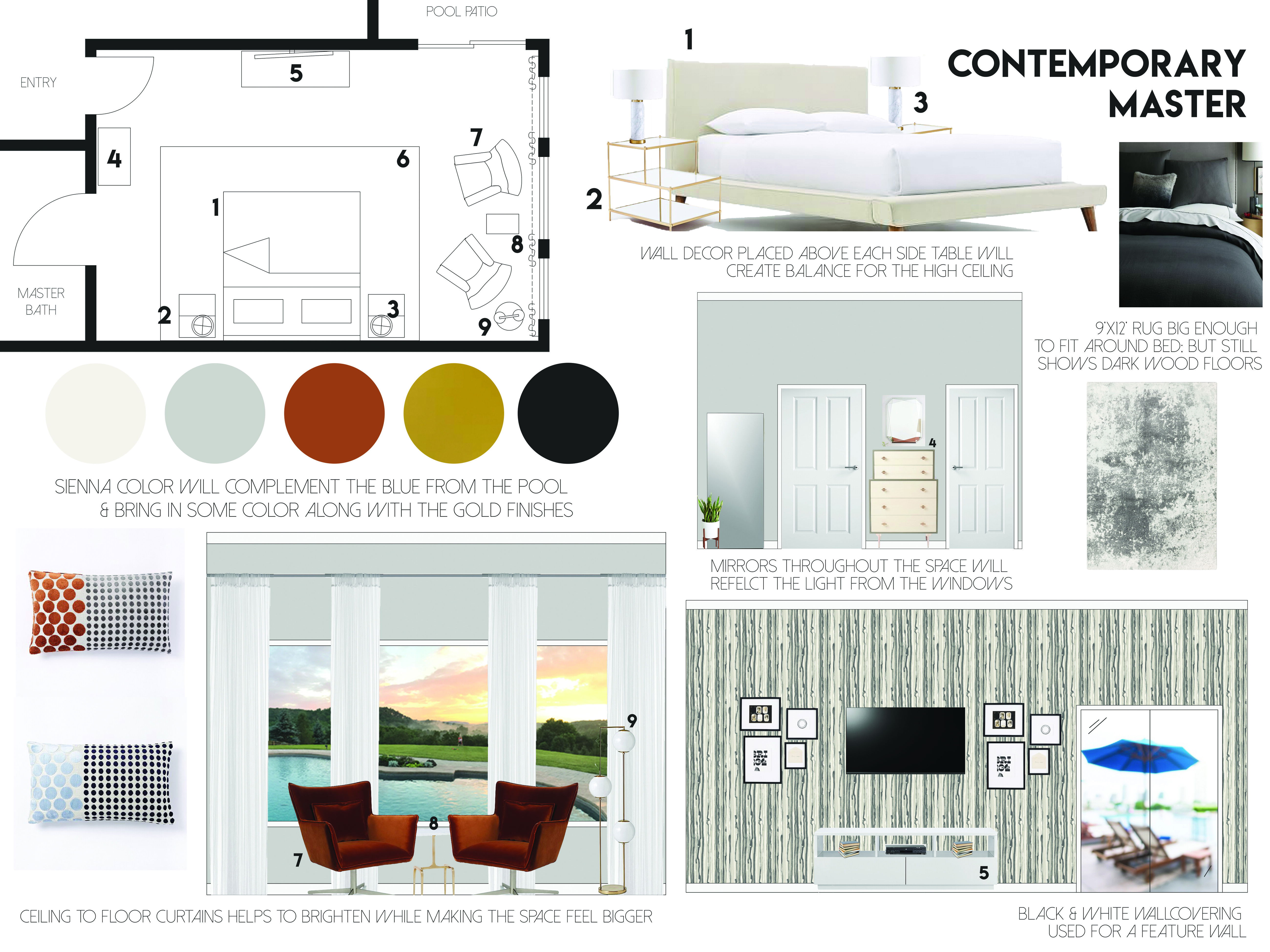 Calm Transitional Bedroom Design LeJavian R. Moodboard 2 thumb