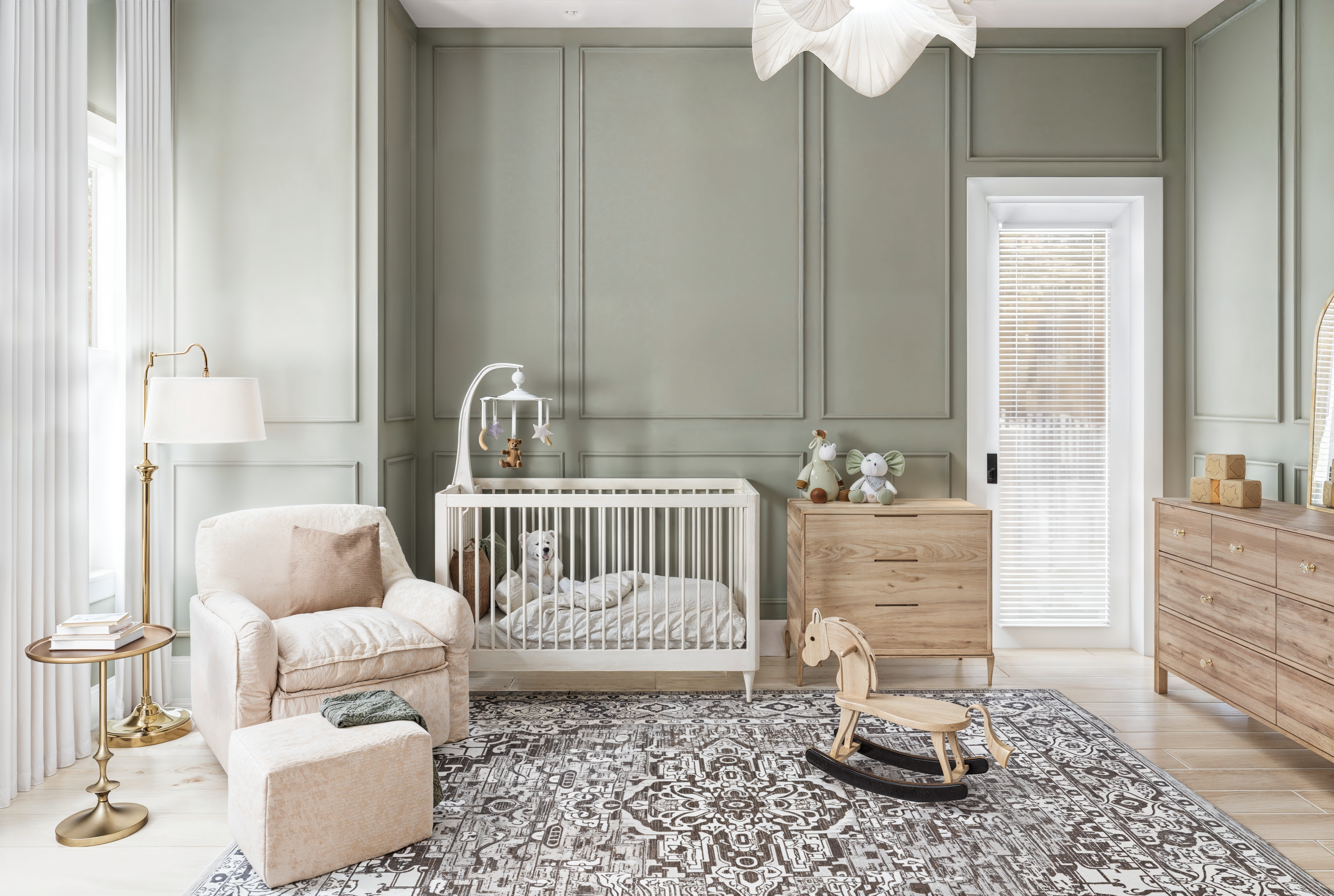 Neutral Nursery Decor with Wood Accents Neutral Nursery Decor with Wood Accents