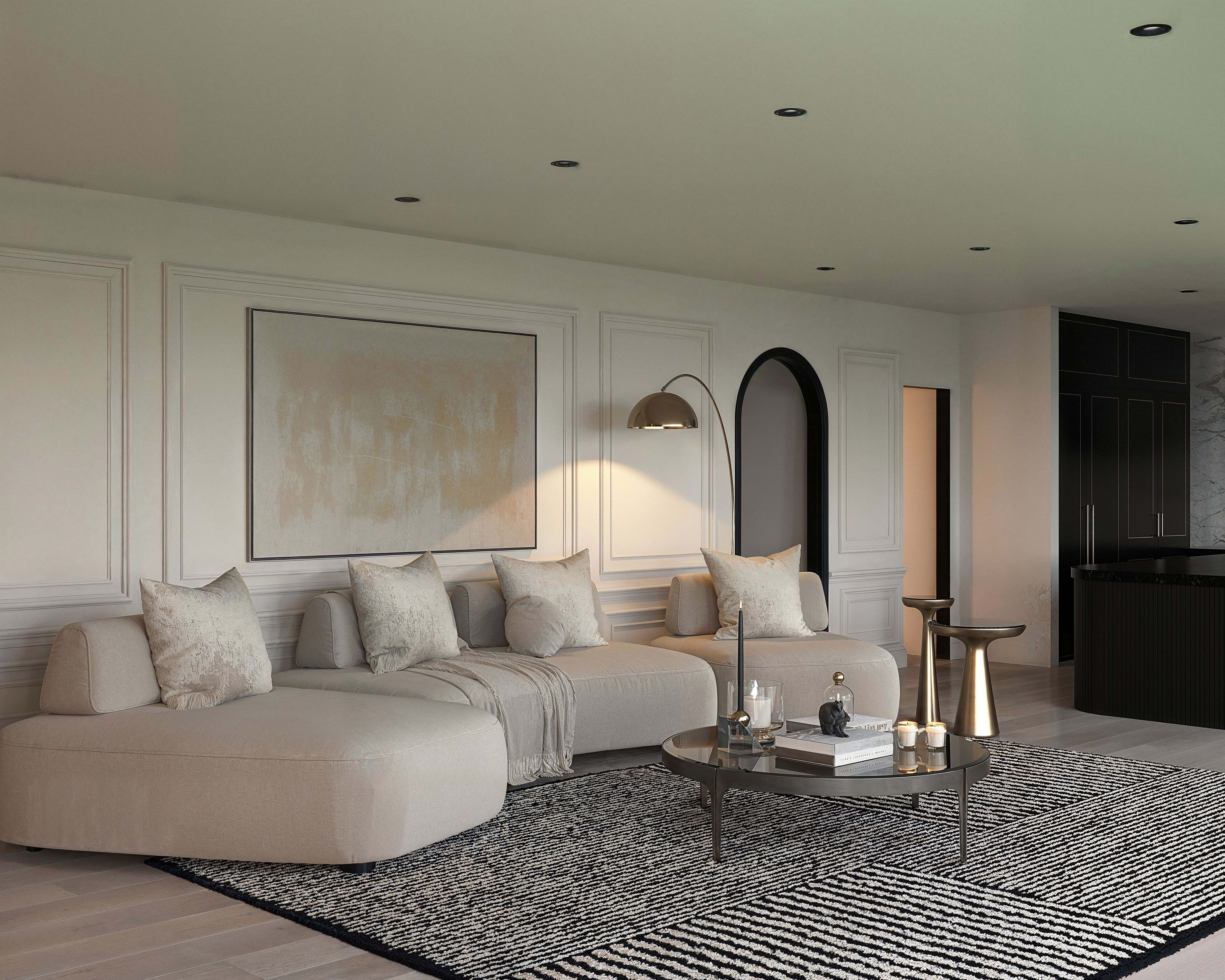 Online Designer Combined Living/Dining 3D Model 9