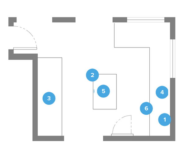 Online Designer Kitchen Floorplan