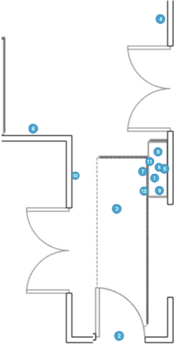 Online Designer Hallway/Entry Floorplan