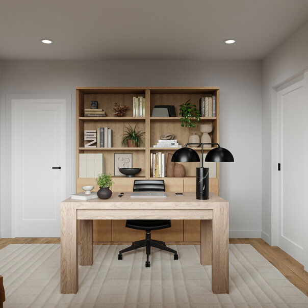 Modern Japandi Style Home Office Renovation