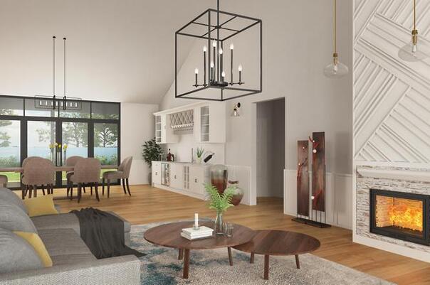 Living Room Design online interior designers