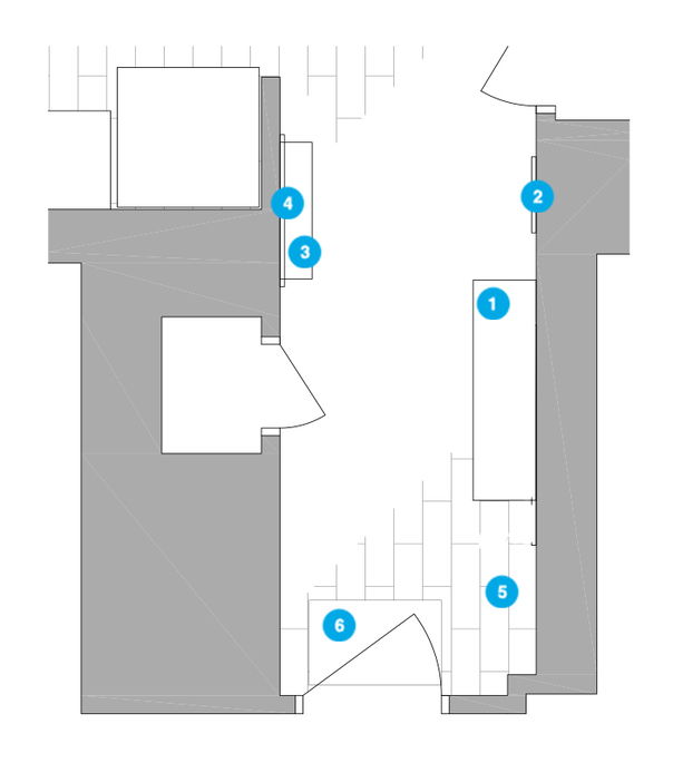 Online Designer Hallway/Entry Floorplan