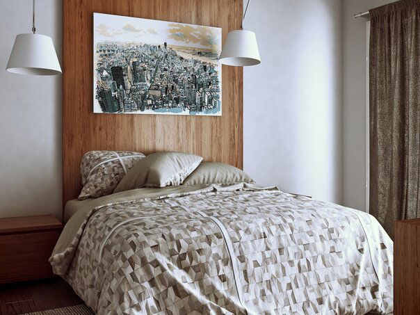 Cozy Brown Online Interior Design Bedroom