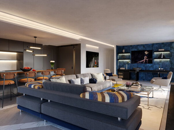Muestras de Diseño de Interior de Combo de Sala y Comedor 2
