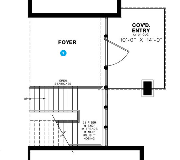Online Designer Hallway/Entry Floorplan