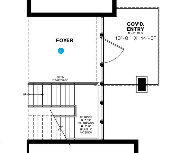 Online Designer Hallway/Entry Floorplan