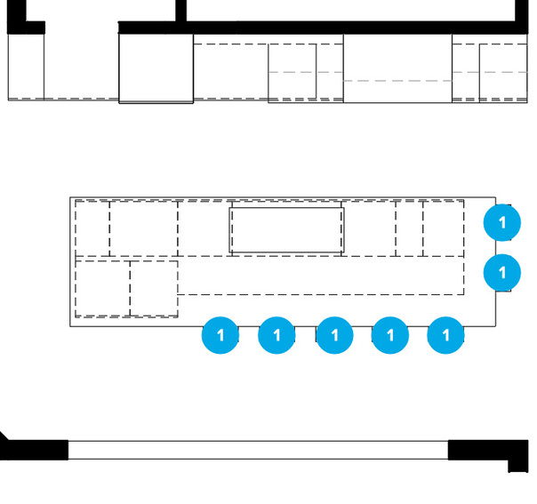 Online Designer Kitchen Floorplan