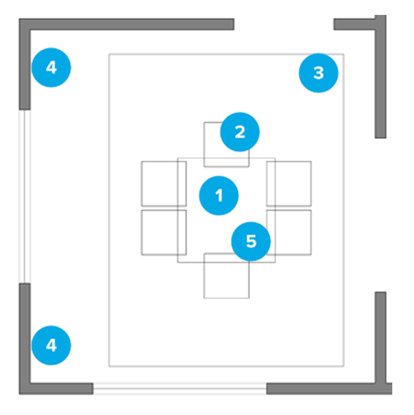 Online Designer Dining Room Floorplan