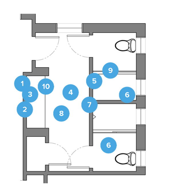 Plano de Baño por Diseñador Online