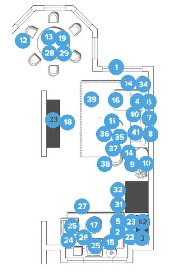 Online Designer Living Room Floorplan