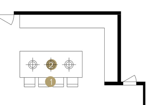 Online Designer Kitchen Floorplan