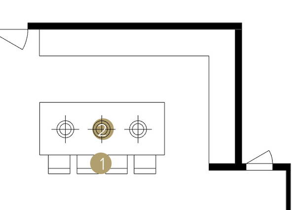 Online Designer Kitchen Floorplan