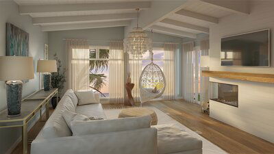 Online design Transitional Living Room by Iulia B. thumbnail