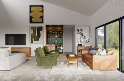 Online design Contemporary Living Room by Laura A. thumbnail