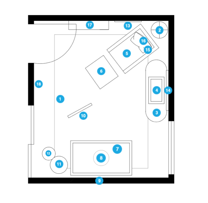Plano de Guardería de Diseñador en Línea