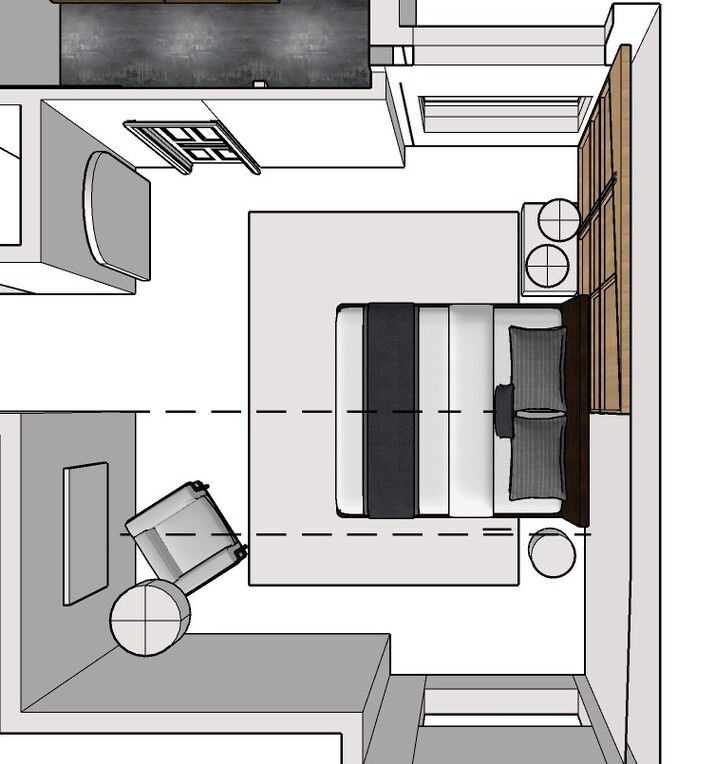 Online Designer Bedroom Floorplan