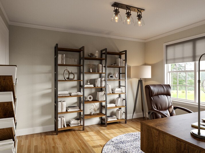 Elegant Bedroom, Living Room & Office Design Rendering thumb