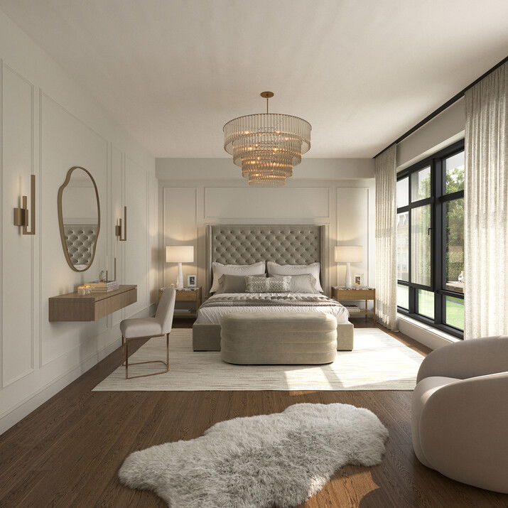 Serene Master Bedroom Renovation Rendering thumb