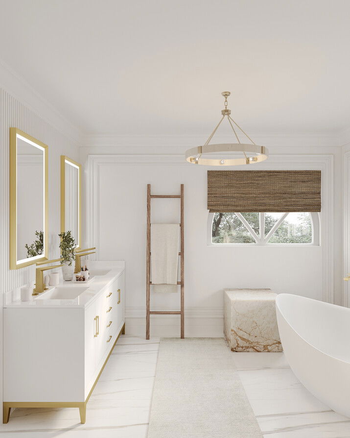 Elegant Ensuite Bathroom Remodel Rendering thumb