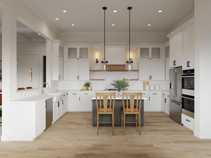 Airy Kitchen Design Rendering thumb