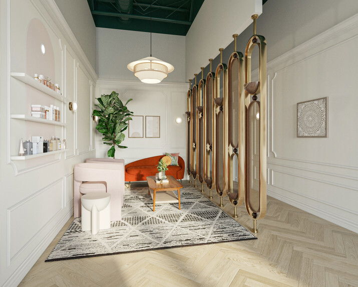 Inviting Medispa Interior Design Rendering thumb