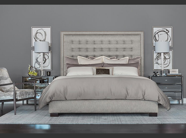 Elegant Gold Accented Bedroom Transformation | Decorilla