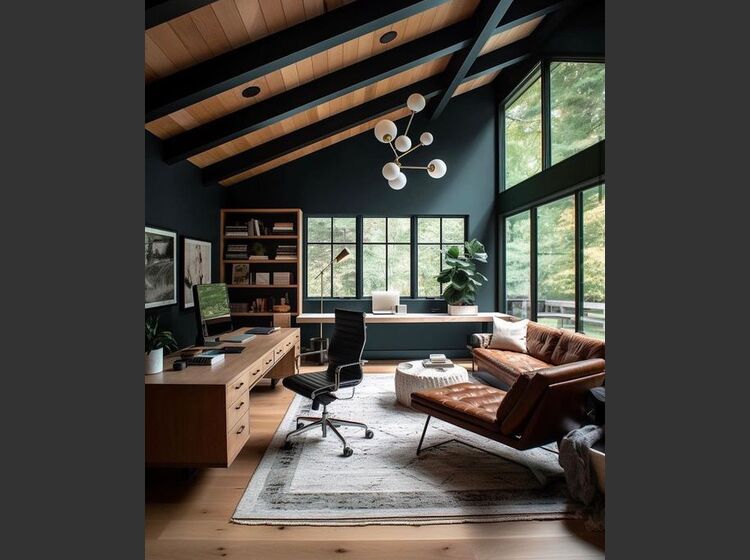 Creative Multi-Functional Home Office Design | Decorilla