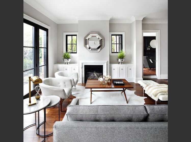 Serene Transitional Organic Living Room Design | Decorilla
