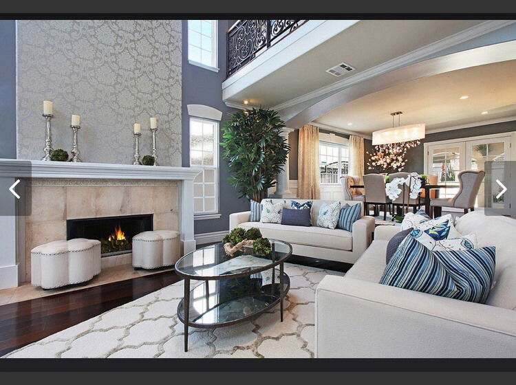 Contemporary Living Room in Muted Tones Decorilla