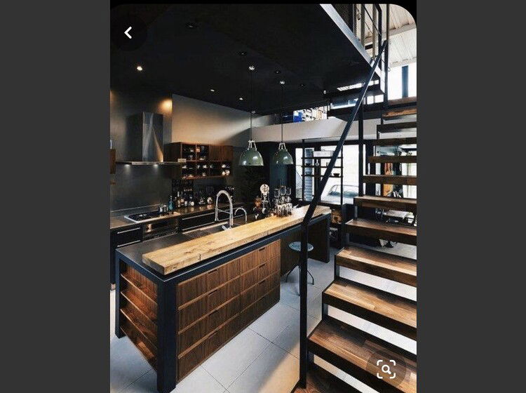 Bright High Ceiling Industrial Home Design Decorilla