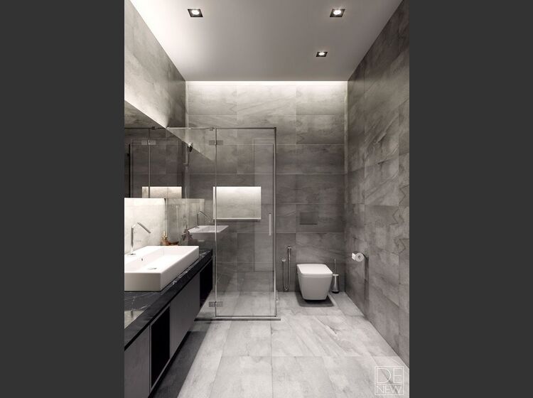 Contemporary Minimal Bathroom | Decorilla