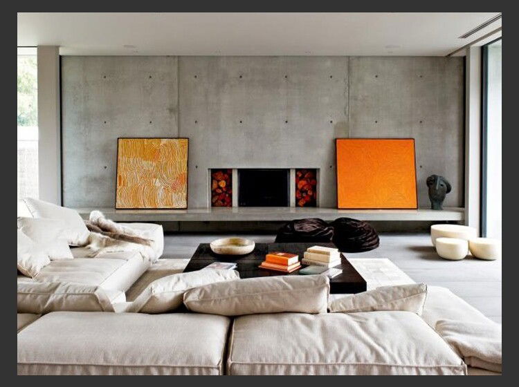 Masculine Contemporary Living Room