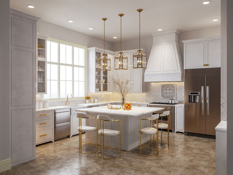 Online design Glamorous Kitchen by Sarah M. thumbnail