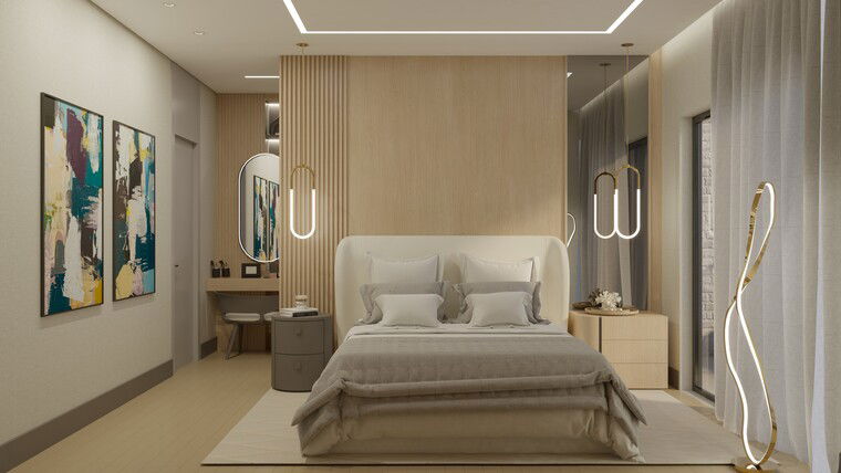 Online design Modern Bedroom by Maria S. thumbnail