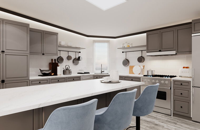 Online design Contemporary Kitchen by Nor Aina M. thumbnail