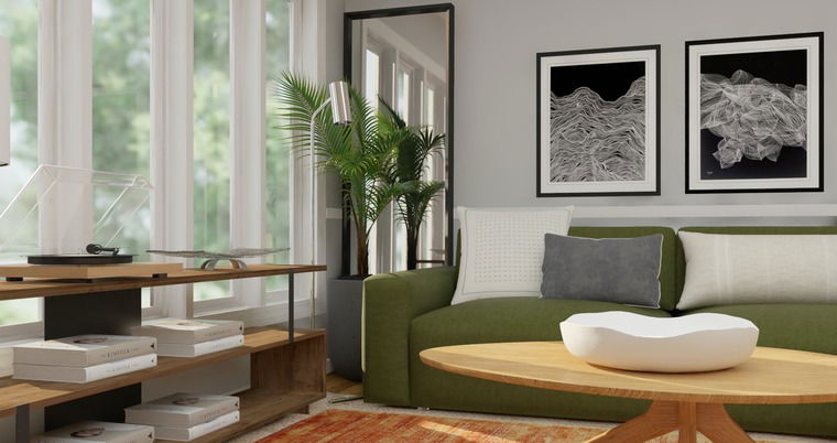 Online design Modern Living Room by Laura J. thumbnail