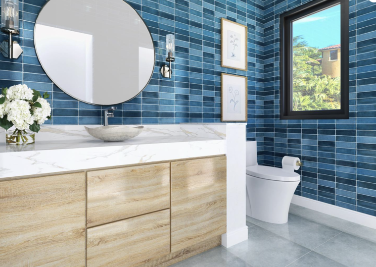 Online design Transitional Bathroom by Michael J. thumbnail