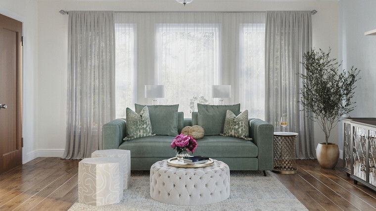 Online design Transitional Living Room by Marve M. thumbnail