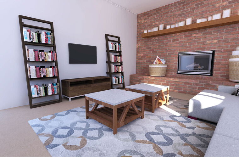 Diseño en línea Sala de estar tradicional por Jamie S. miniatura