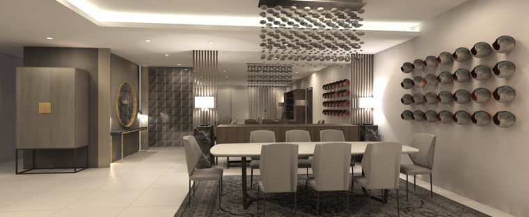 Online design Contemporary Dining Room by mujtaba m. thumbnail