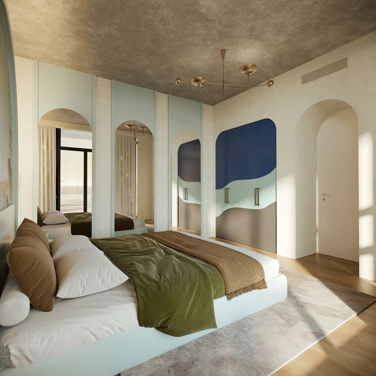 Diseño en línea Dormitorio Contemporáneo por Sanaz M. miniatura