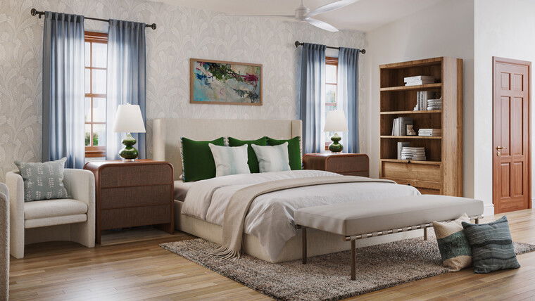 Online design Transitional Bedroom by Carine C. thumbnail