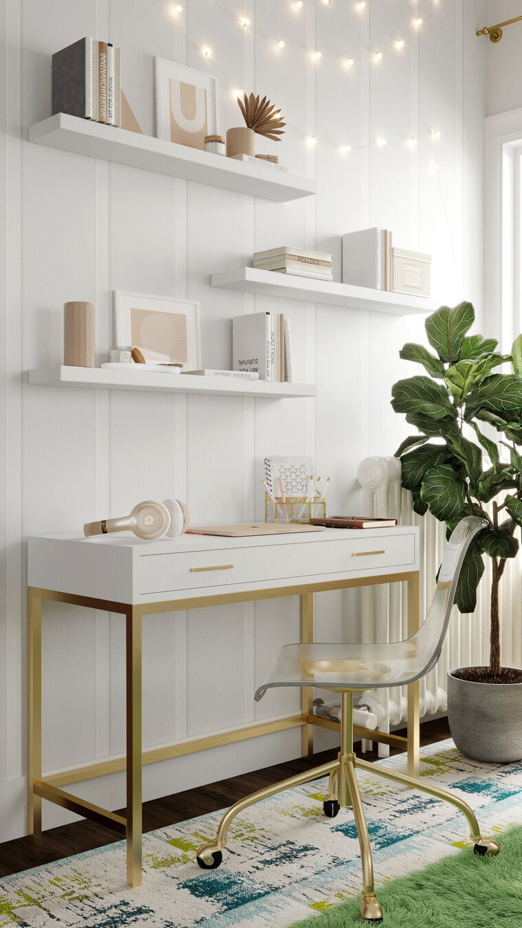 Online design Transitional Home Office by Maya M. thumbnail