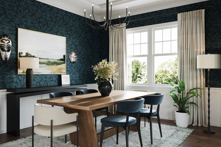 Online design Transitional Dining Room by Jillian M. thumbnail