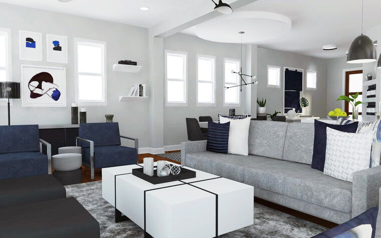 Online design Transitional Living Room by Selma A. thumbnail