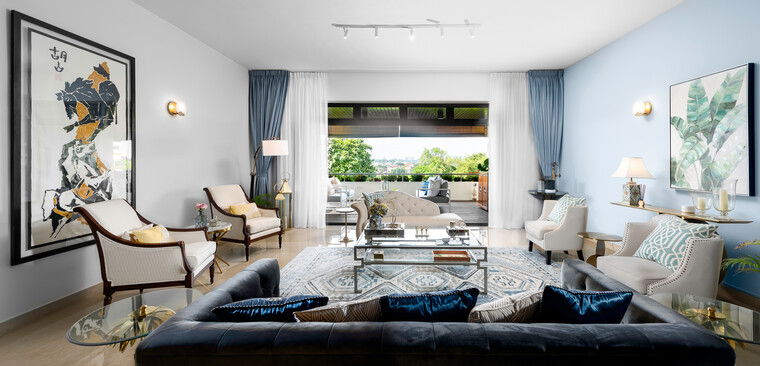 Online design Transitional Living Room by Nazli U. thumbnail
