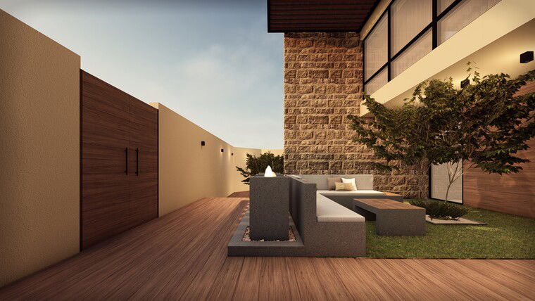 Online design Modern Patio by Ghania E. thumbnail