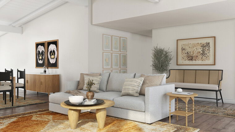 Online design Eclectic Living Room by Sarah R. thumbnail